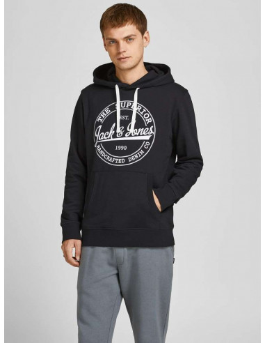 Sudadera capucha con texto Jack&Jones JJBRAT SWEET HOOD 12201406