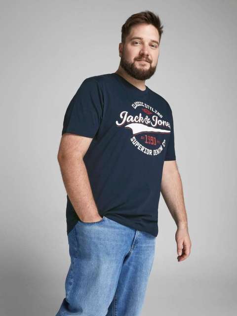 Camiseta para Hombre Jack & Jones 12193090  JJELOGO TEE SS O-NECK 2 COL NOOS PS