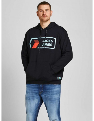 Sudadera Capucha Hombre Jack&Jones Plus JCOLOGAN SWEAT HOOD LN PS