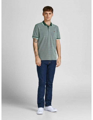 Polo Piqué Hombre Jack & Jones 12169064 JPRBLUWIN POLO SS STS