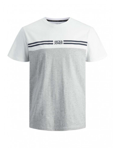 Camiseta Combinada Jack&Jones Hombre 12200229 JJSTEVE TEE SS