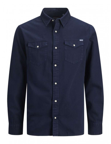 Camisa Denim Hombre Jack & Jones 12138115 JJESHERIDAN SHIRT L/S NOOS