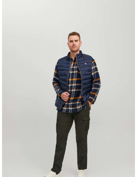 Chaleco Ligero Acolchado Jack&Jones Plus 12214533 JJEHERO BODYWARMER COLLAR PS SN 2