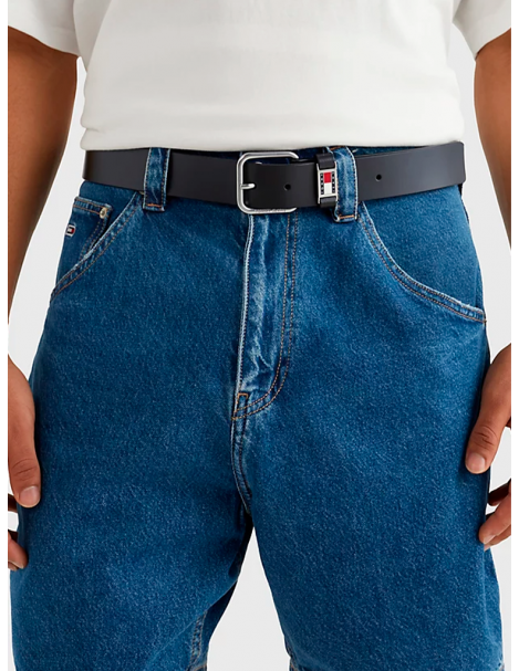 Cinturón Piel TOMMY JEANS AM0AM11325 BDS TJM SCANTON 2