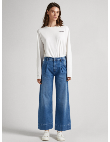 Jeans Lucy Pepe Jeans Wide Leg PL2044958 Crop Lucy High