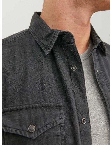 Camisa Denim Hombre Jack & Jones 12138115 JJESHERIDAN SHIRT L/S NOOS