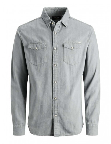 Camisa Denim Hombre Jack & Jones 12138115 JJESHERIDAN SHIRT L/S NOOS