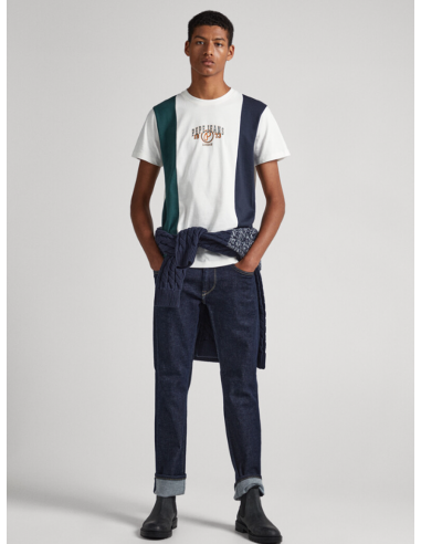 Camiseta Paneles Frontales Hombre Pepe Jeans PM509132 Woody