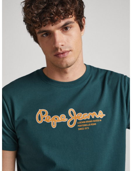 Camiseta Logo Hombre Pepe Jeans PM509126 WIDO