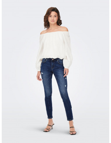 Jeans Skinny Push Up Mujer Only 15259128 ONLDAISY PUSH UP SK ANK DEST DNM BOX