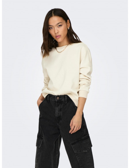Sudadera Básica Mujer Only 15321400 ONLFAVE L/S O-NECK SWT NOOS