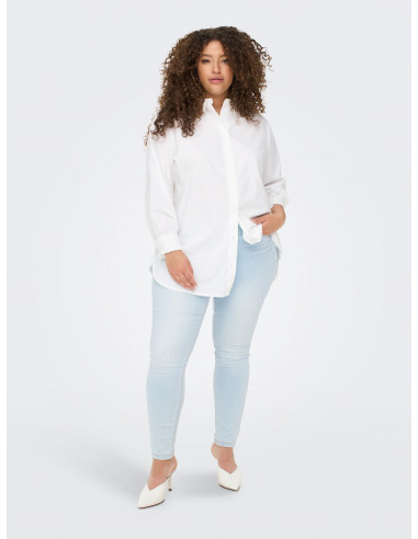 Camisa Básica Only Carmakoma 15282838 CARNORA NEW L/S SHIRT WVN NOOS