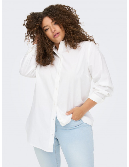 Camisa Básica Only Carmakoma 15282838 CARNORA NEW L/S SHIRT WVN NOOS