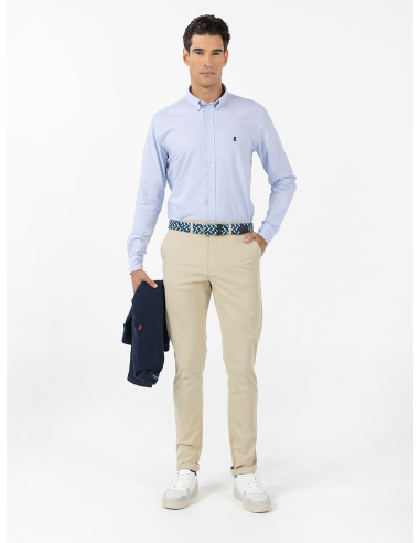 Pantalón Chino Slim Fit Hombre El Pulpo PM201001-150 Main Beige