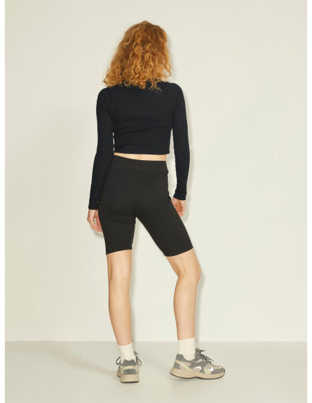 Camiseta Básica Canalé Ajustado Mujer JJXX 12200402 JXFELINE STR LS RIB TEE JRS NOOS