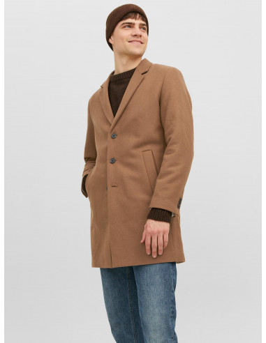 Abrigo Recto Hombre Jack & Jones 12239008 JJEMORRISON WOOL COAT SN