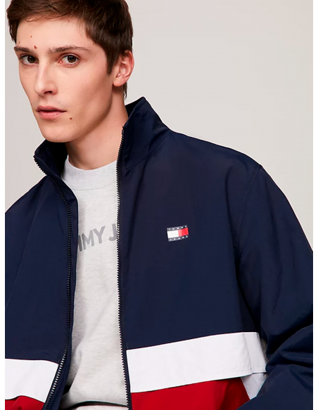Cazadora Bomber Ligera Hombre Tommy Jeans DM0DM17887 C1G TJM ESSENTIAL COLORBLOCK JACKET