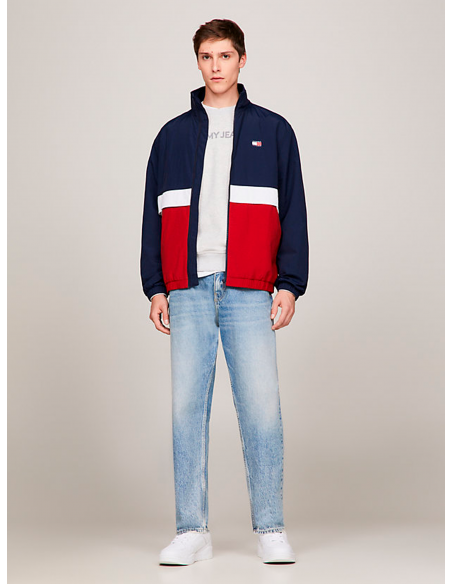 Cazadora Bomber Ligera Hombre Tommy Jeans DM0DM17887 C1G TJM ESSENTIAL COLORBLOCK JACKET