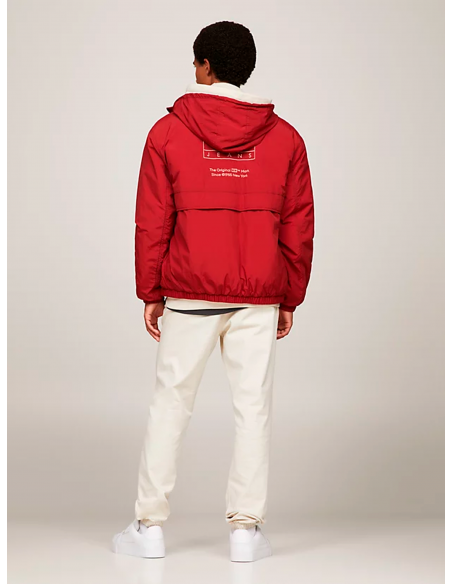 Cazadora Bomber Acolchada Hombre Tommy Jeans DM0DM18349 XMO TJM TONAL FLAG JACKET