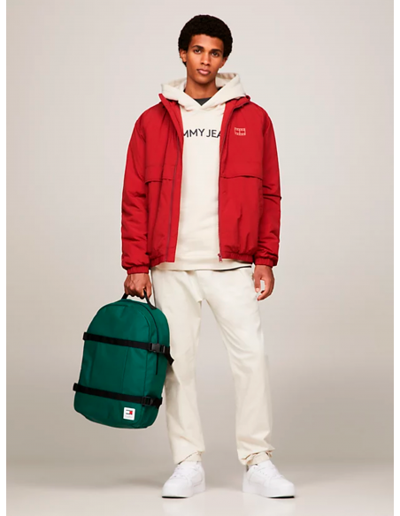 Cazadora Bomber Acolchada Hombre Tommy Jeans DM0DM18349 XMO TJM TONAL FLAG JACKET