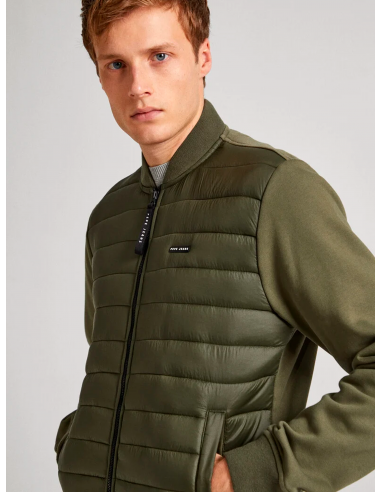 Cazadora Bomber Combinada Cremallera Hombre Pepe Jeans PM582563 REDDITCH