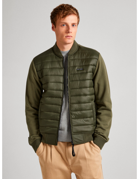Cazadora Bomber Combinada Cremallera Hombre Pepe Jeans PM582563 REDDITCH