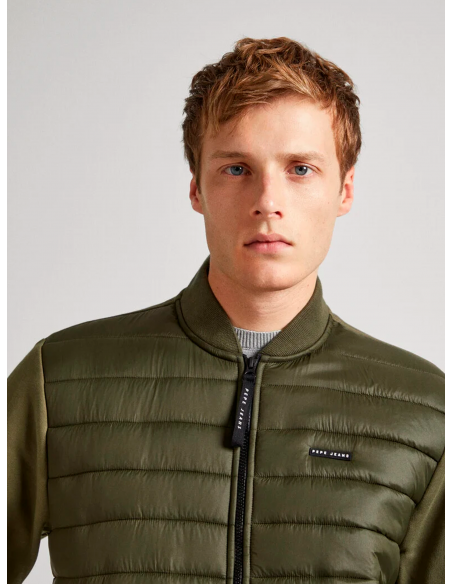 Cazadora Bomber Combinada Cremallera Hombre Pepe Jeans PM582563 REDDITCH