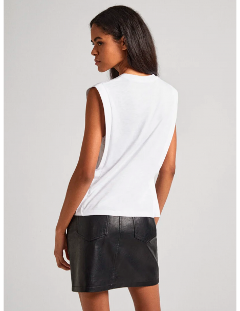 Camiseta Apliques Metálicos Mujer Pepe Jeans PL505766 HEA 2