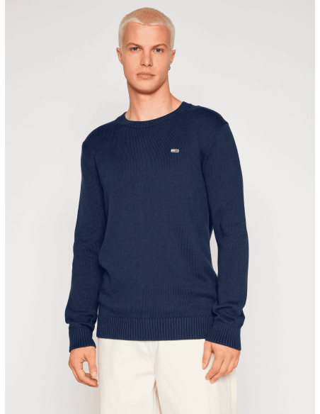 Jersey Punto Estructura Hombre Tommy Jeans DM0DM18370 C1G TJM SLIM ESSNTLS C-NECK SWEATER