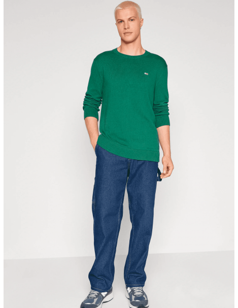 Jersey Punto Estructura Hombre Tommy Jeans DM0DM18370 L4L TJM SLIM ESSNTLS C-NECK SWEATER 2