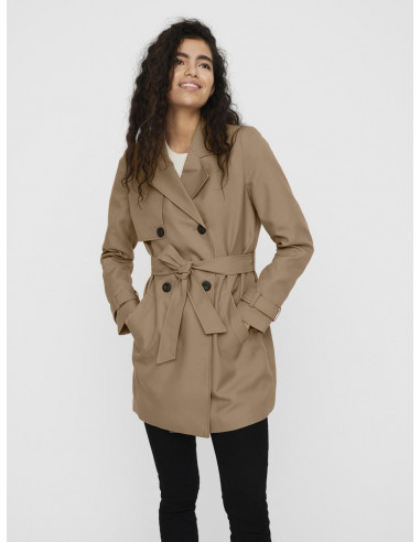 Gabardina Cruzada Mujer Vero Moda 10239411 VMCELESTE S/4 TRENCHCOAT NOOS