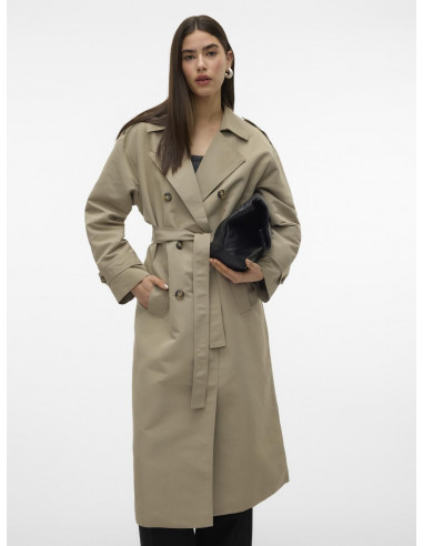 TRENCH CRUZADA VERO MODA 10300263 VMCHLOE LONG TRENCHCOAT NOOS