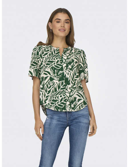 BLUSA ESTAMPADA JDY 15312454 JDYNILE LIFE 2/4 SHIRT WVN