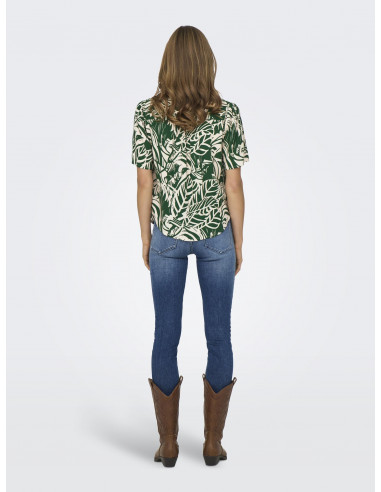 BLUSA ESTAMPADA JDY 15312454 JDYNILE LIFE 2/4 SHIRT WVN