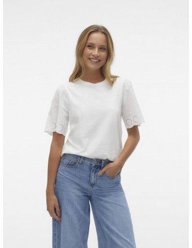 CAMISETA VERO MODA 10305211 VMEMILY SS O-NECK TOP JRS GA