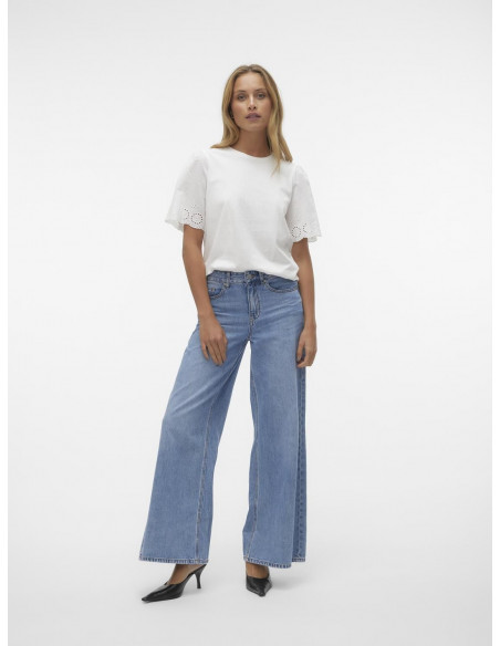 CAMISETA VERO MODA 10305211 VMEMILY SS O-NECK TOP JRS GA