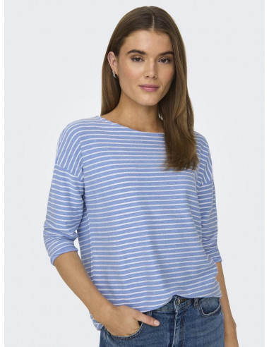 TOP RAYAS ONLY 15173185 ONLELLY 3/4 BOATNECK TOP JRS