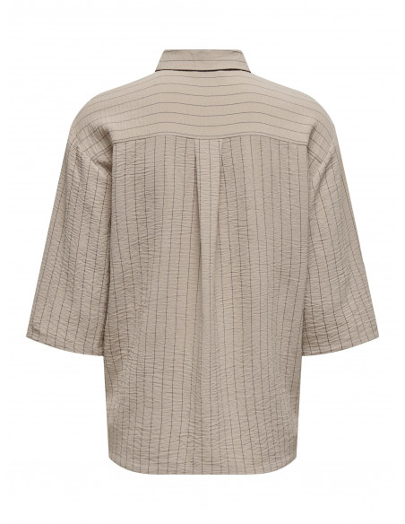 CAMISA RAYA DIPLOMÁTICA JDY 15317636 JDYDIVYA LIFE 3/4 STRIPED SHIRT WVN