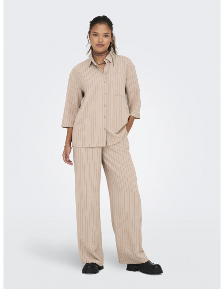 CAMISA RAYA DIPLOMÁTICA JDY 15317636 JDYDIVYA LIFE 3/4 STRIPED SHIRT WVN