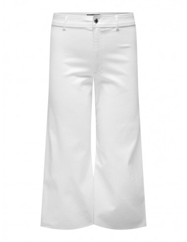 PANTALÓN WIDE LEG ONLY CARMAKOMA 15315717 CARSYLIVIE HW CLEAN WIDE CROP AK DNM PIM