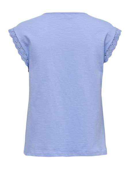 CAMISETA MANGA CROCHET JDY 15318217 JDYSALVA LIFE S/L CROCHET TOP JRS