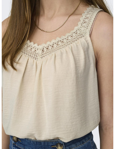 TOP BORDADOS JDY 15323431 JDYLARA S/L LACE TOP WVN 2