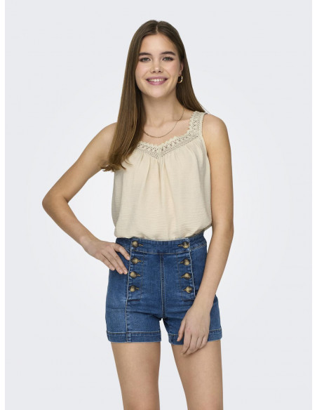 TOP BORDADOS JDY 15323431 JDYLARA S/L LACE TOP WVN