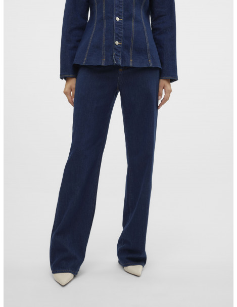 Jeans Wide Leeg Vero Moda 10323122 VMTESSA HR WIDE DNM JEANS RI3144 VIP 2