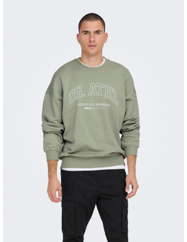 Sudadera Print Only&Sons 22030885 ONSALTA VTG CREW NECK SWEAT ATHL