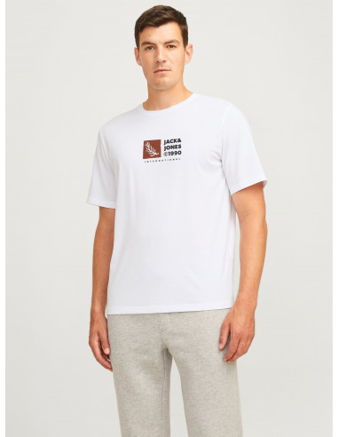 Camiseta Print Frontal Hombre Jack&Jones 12262591 JORPORTLAND BOX TEE SS CREW NECK