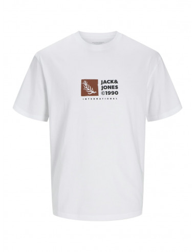 Camiseta Print Frontal Hombre Jack&Jones 12262591 JORPORTLAND BOX TEE SS CREW NECK