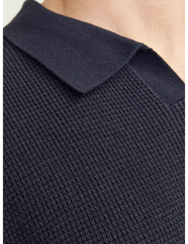 Jersey Punto Estructura Jack&Jones 12262553 JPRBLABANI KNIT SPLIT NECK LS