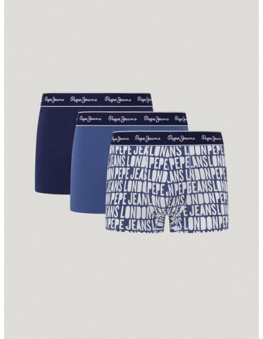 Pack Tres Boxer Hombre Pepe Jeans PMU11167 AO LOGO TK 3P