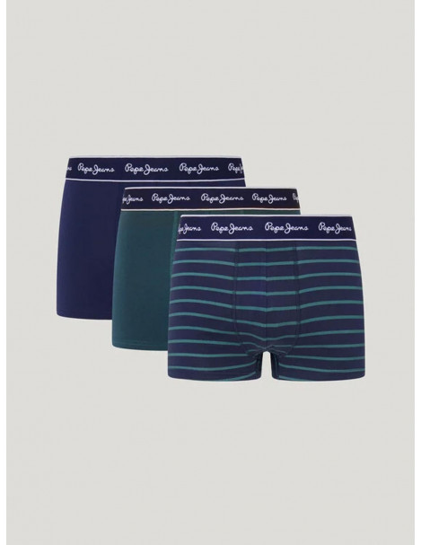 Pack Tres Boxer Hombre Pepe Jeans PMU11164 STRIPE TK 3P